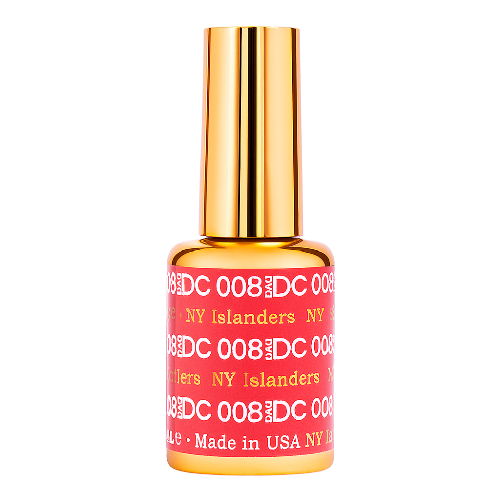 gel bottle of DND DC Gel - 008 NY Islanders