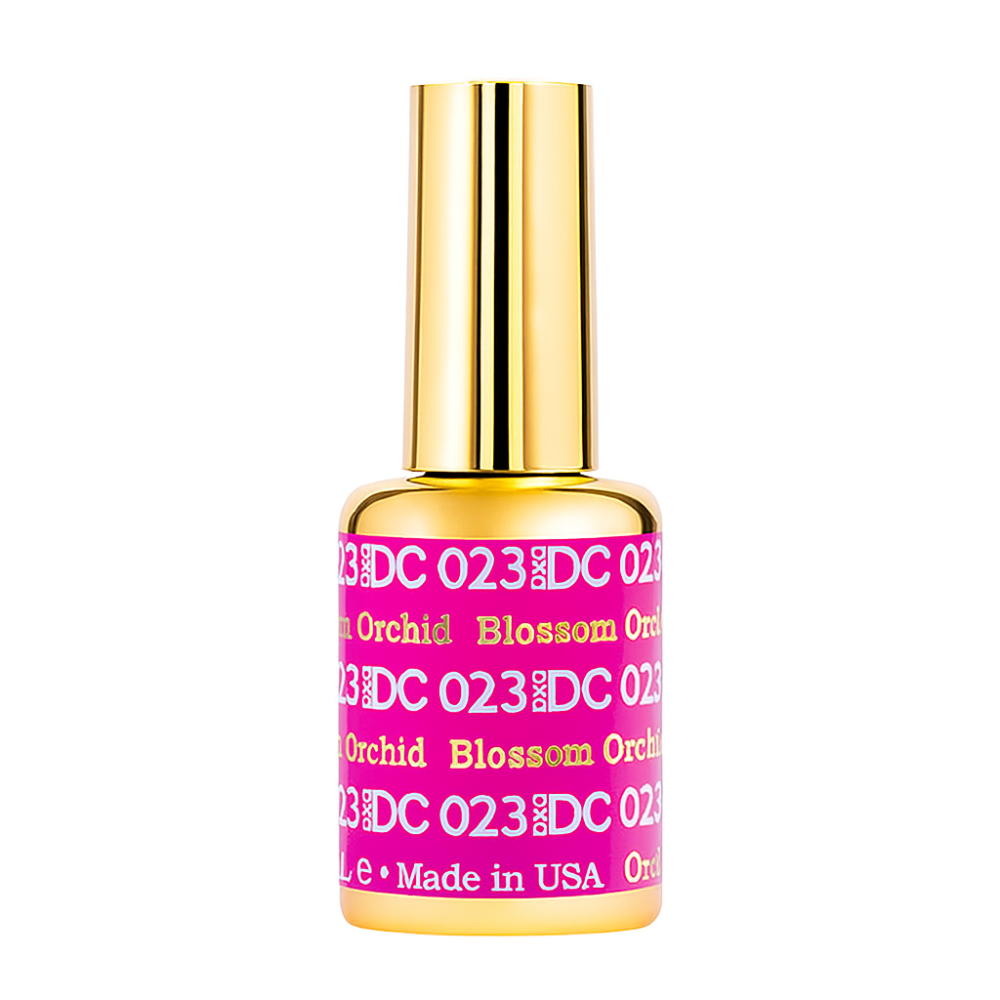 gel bottle of DND DC Gel - 023 Blossom Orchid