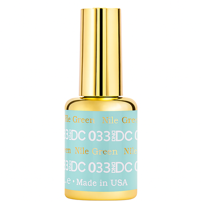 DND DC Gel Polish - 033 Nile Green bottle