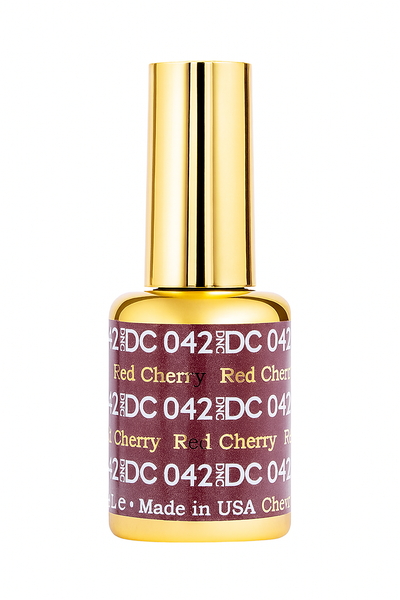 DND DC Gel Polish - 042 Red Cherry bottle