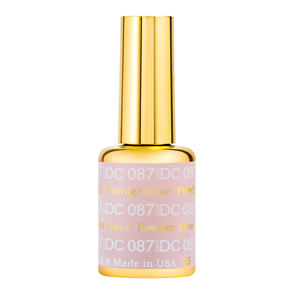 DND DC Gel Polish - 087 Rose Powder bottle