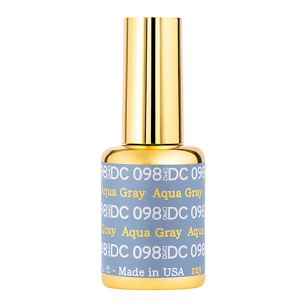 DND DC Gel Polish - 098 Aqua Gray bottle