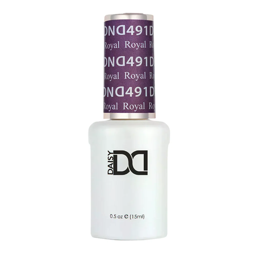 gel bottle of DND Gel Polish - 491 Royal Violet