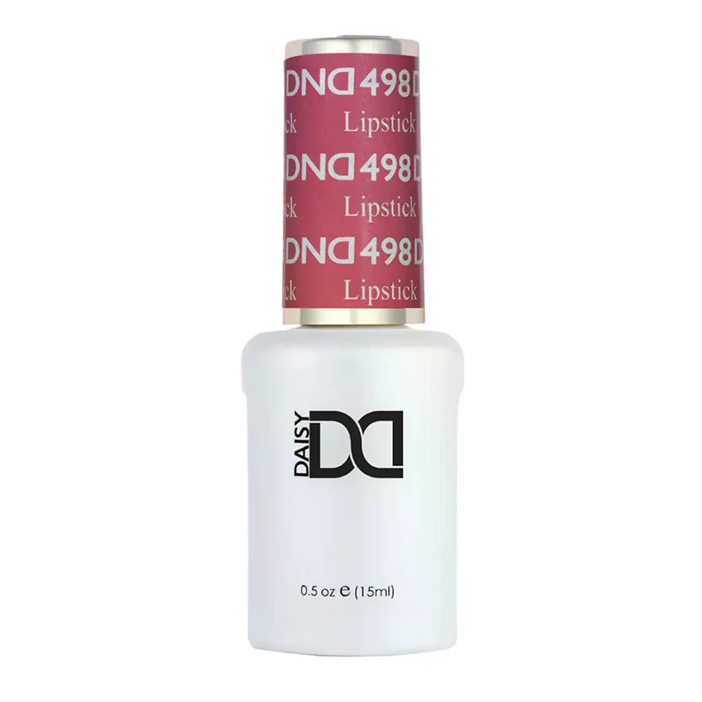 gel bottle of DND Gel Polish - 498 Lipstick