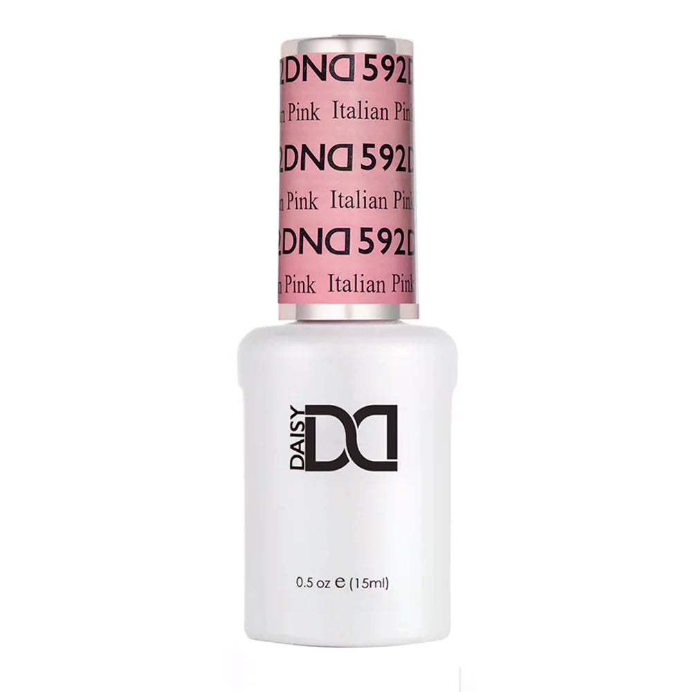 gel bottle of DND Gel Polish - 592 Italian Pink