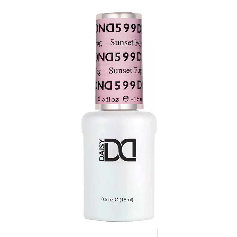gel bottle of DND Gel Polish 599 Sunset Fog
