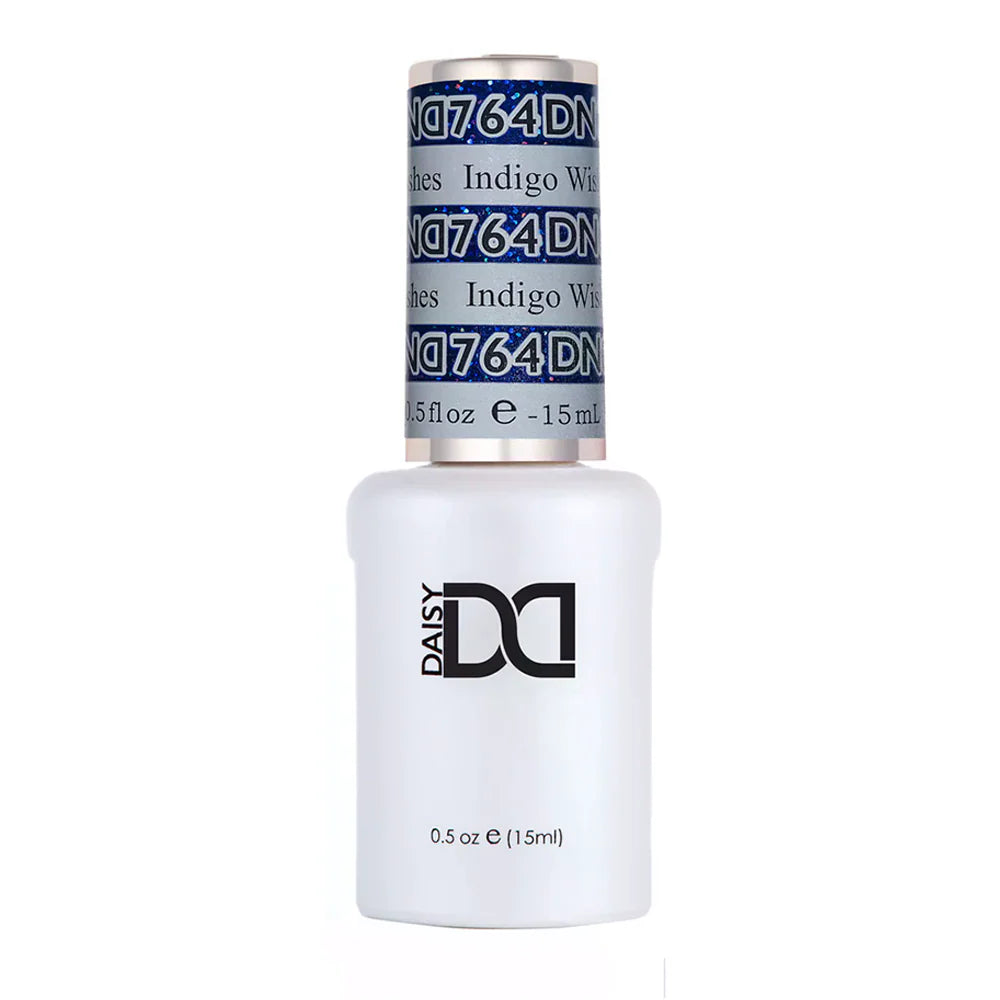 gel bottle of DND Gel Polish 764 Indigo Wishes