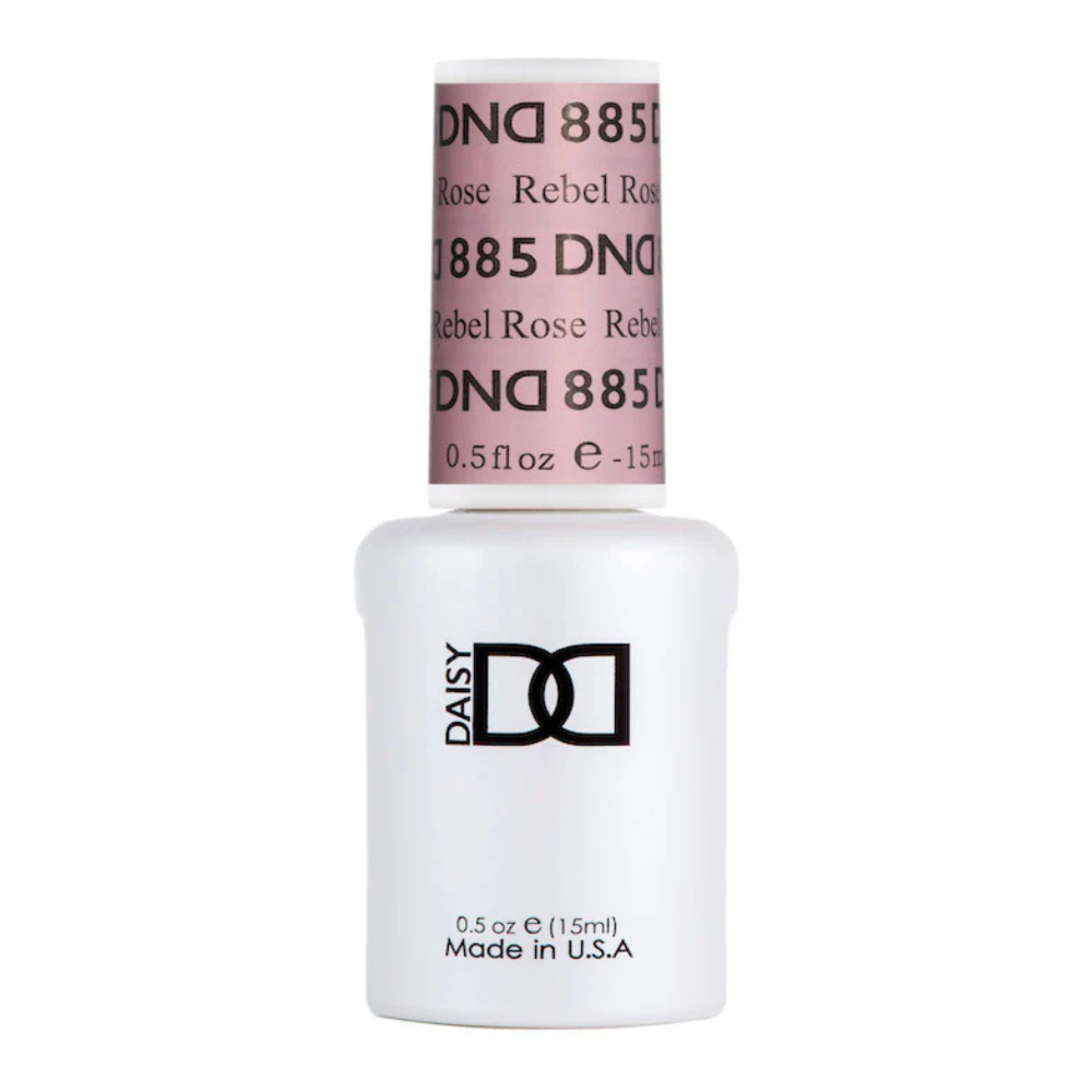 gel bottle of DND Gel Polish - 885 Rebel Rose