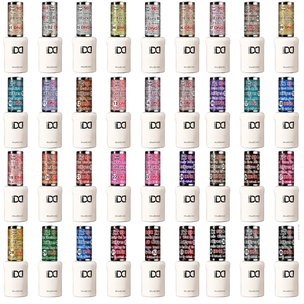 DND HEMA & TPO Free 9D Cat Eye gel polish Collection