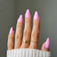 hands wearing 182 Pleasant Pink Gel & Polish Diva Duo by DND