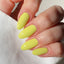hands wearing DND Diva little miss sunshine gel polish