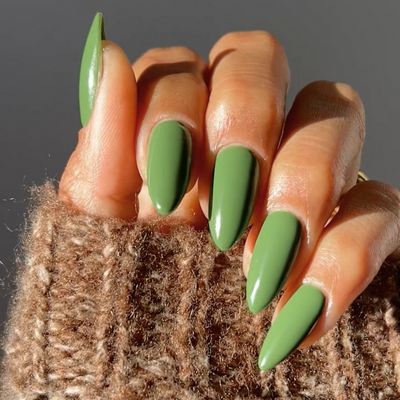 DND Gel & Polish Diva Duo - 284 Olive Green