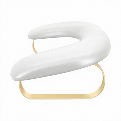 Deluxe Nail Arm Rest - White side