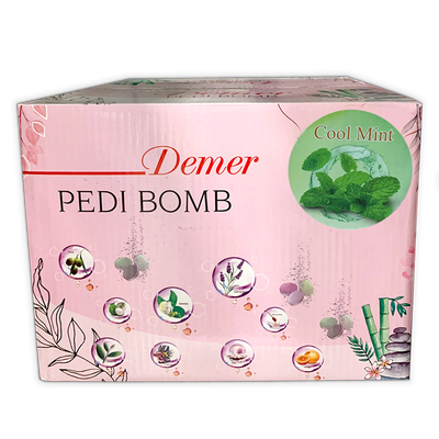 Pedi Bomb Cool Mint Case by Demer