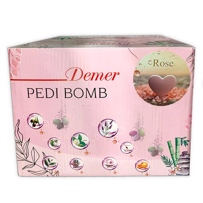 Pedi Bomb Rose Case by Demer