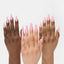 Hands wearing Milky Pink Essential Trio by Notpolish