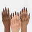 Hands wearing Coffee Beans Essential Trio by Notpolish