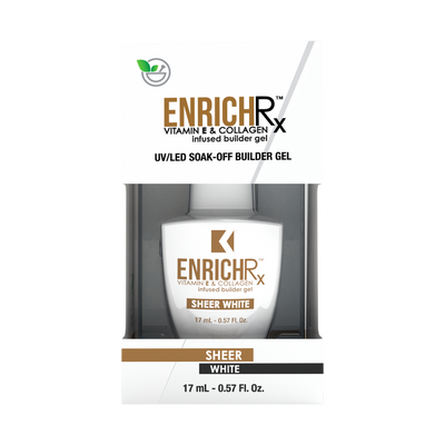  Sheer White EnrichRx Builder Gel by Kupa