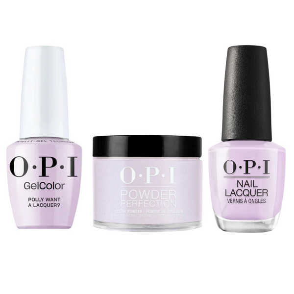 Shop OPI Intelli-Gel Trio F83 Polly Want A Lacquer?