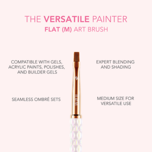 Info about M Flat Nail Art Brush by Kiara Sky