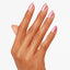 hands wearing G01 Aphrodite's Pink Nightie Intelli-Gel Duo by OPI