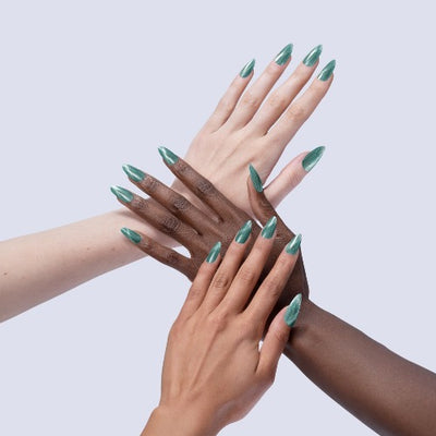 Hands Wearing 185 Gel Polish By Valentino Beauty