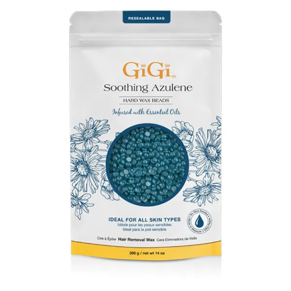 GiGi Hard Wax Beads 14oz - Azulene