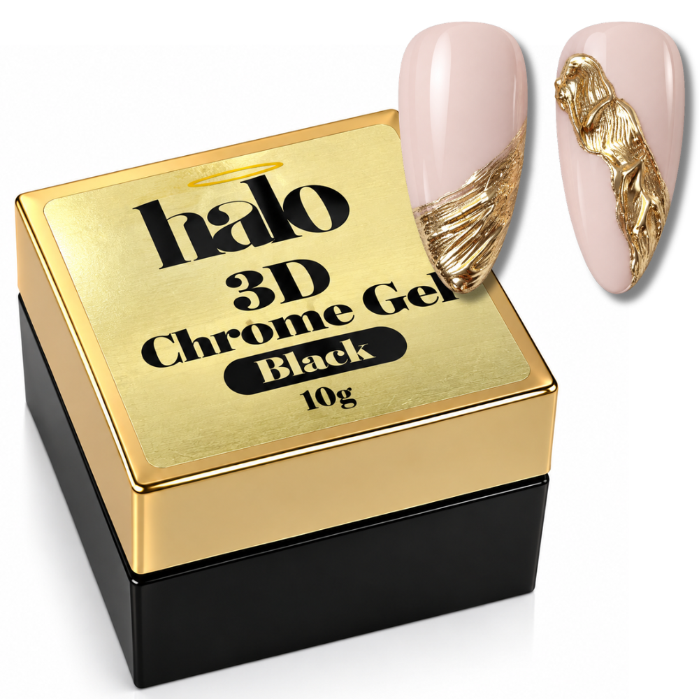 Halo 3D Chrome Gel 10g - Black