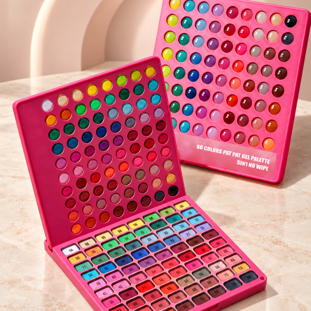 Halo Artistry Pat Pat Gel Palette - 80 Colors