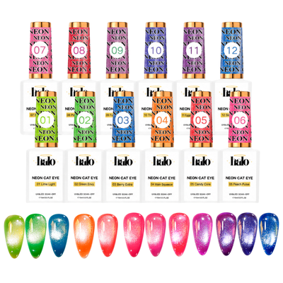 Halo Neon Cat Eye Collection - 12 Colors