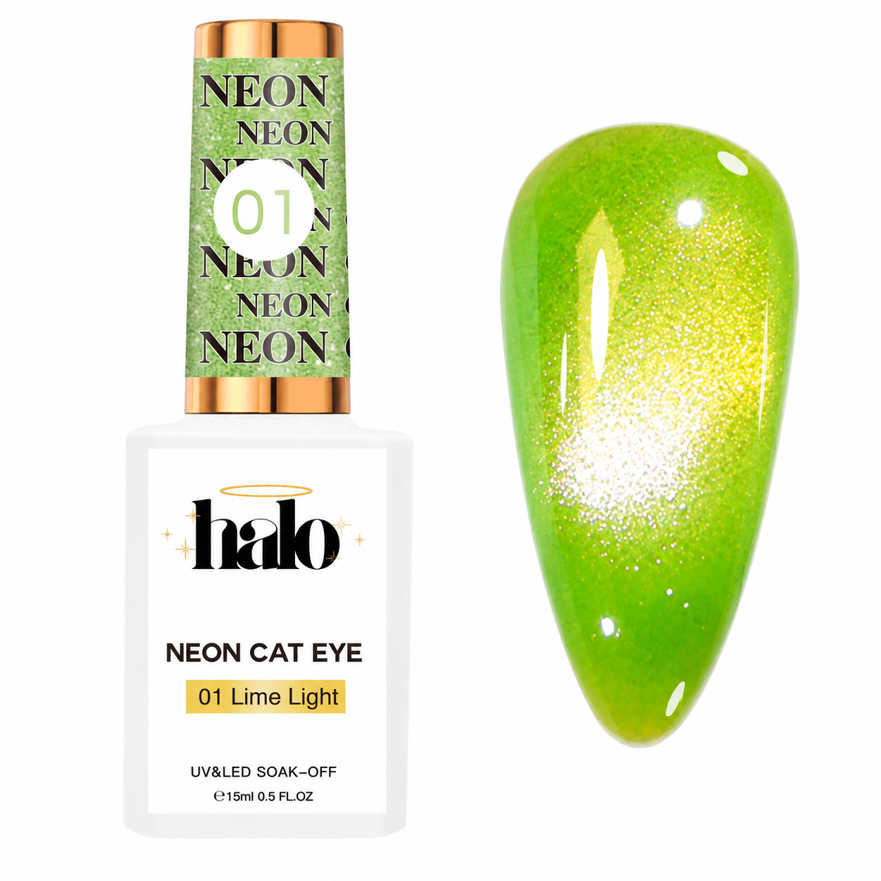 Lime Green Cat Eye