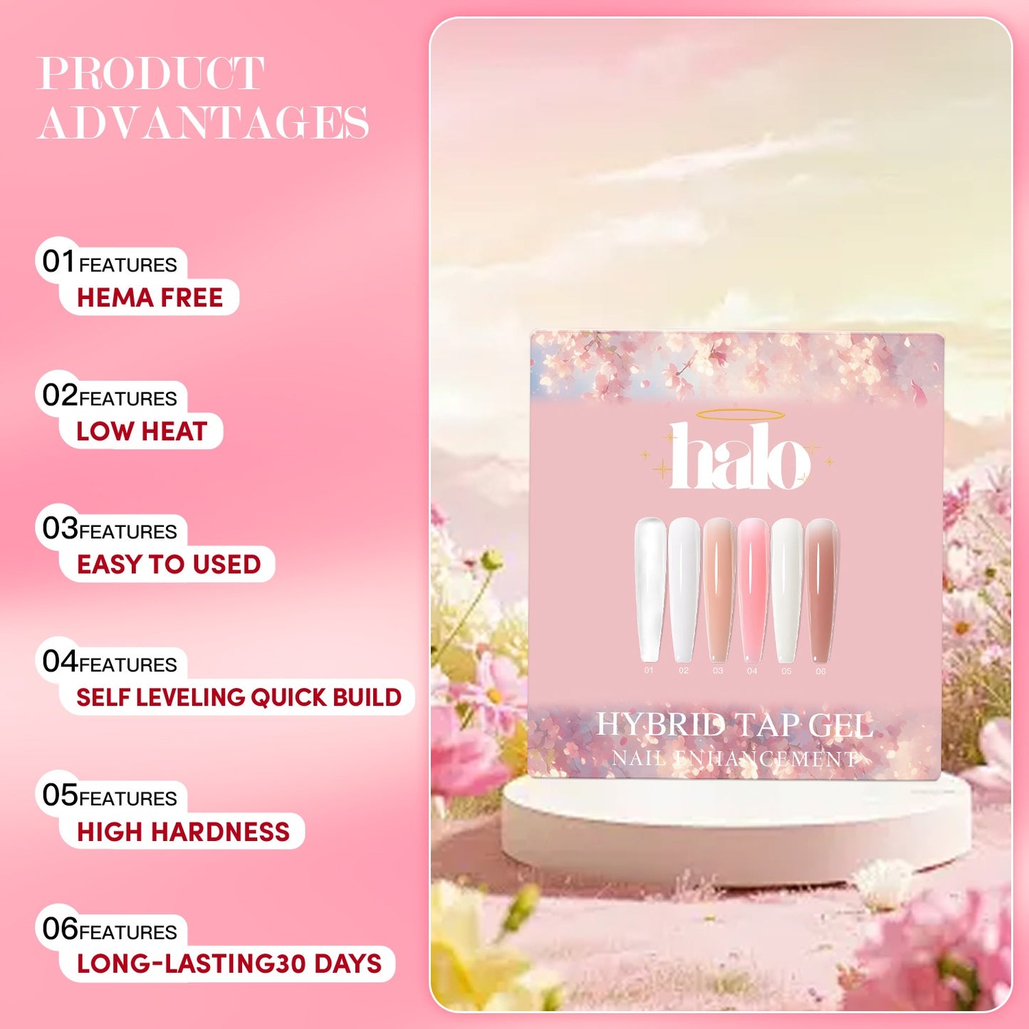 info about Halo Hybrid Tap Gels