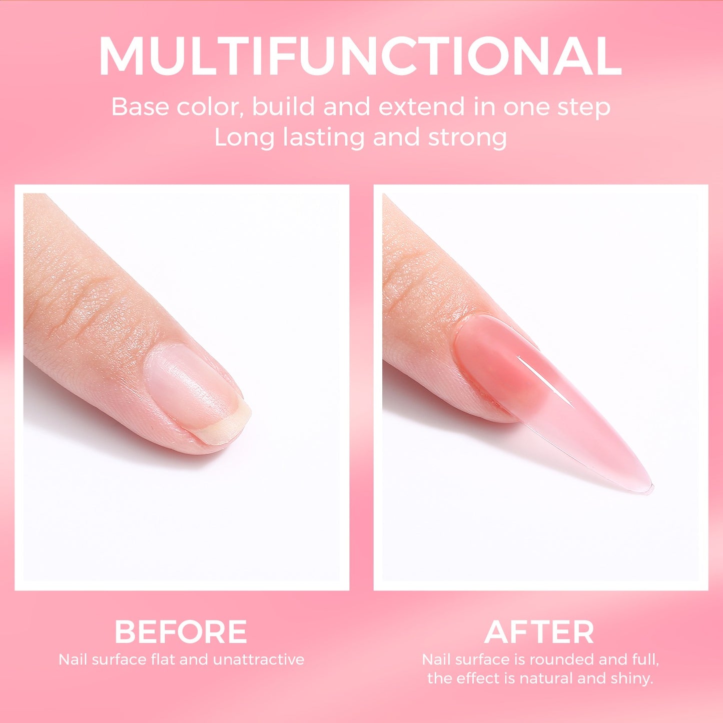 before and after for Halo Hybrid Tap Gel