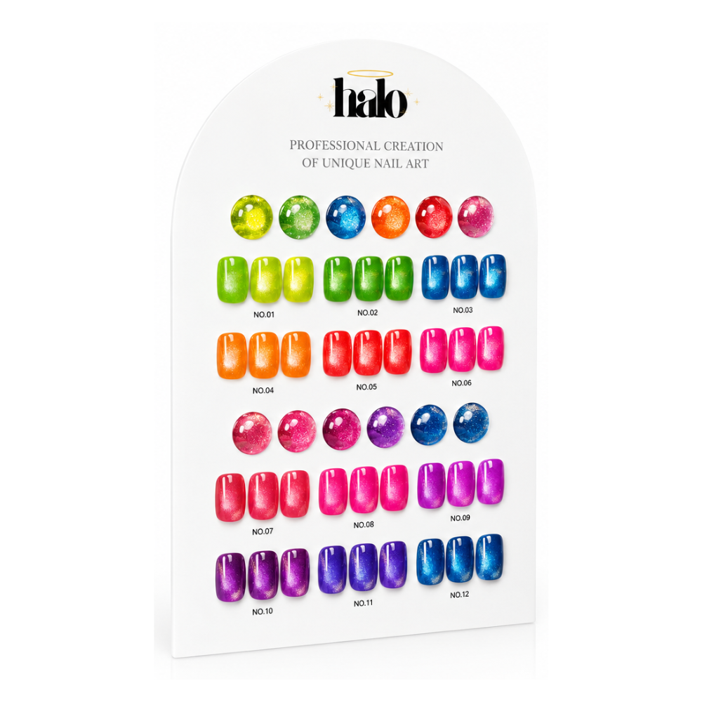 Halo Neon Cat Eye Collection - 12 Colors
