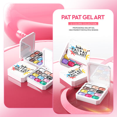 Halo Pat Pat Gel Art Palette - Essential Collection