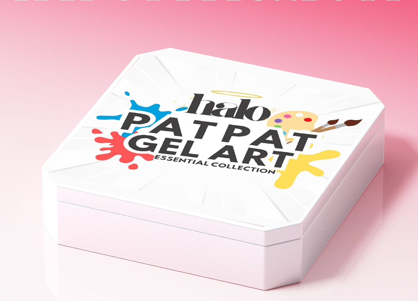 Halo Pat Pat Gel Art Palette - Essential Collection front