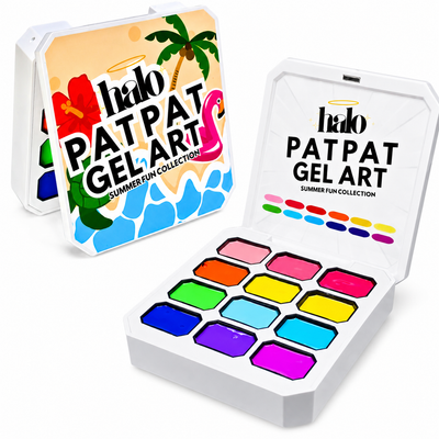 Halo Pat Pat Gel Art Palette - Summer Fun Collection