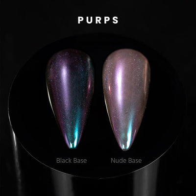 Example 1 of Purps Chrome Powder by V Beauty Pure