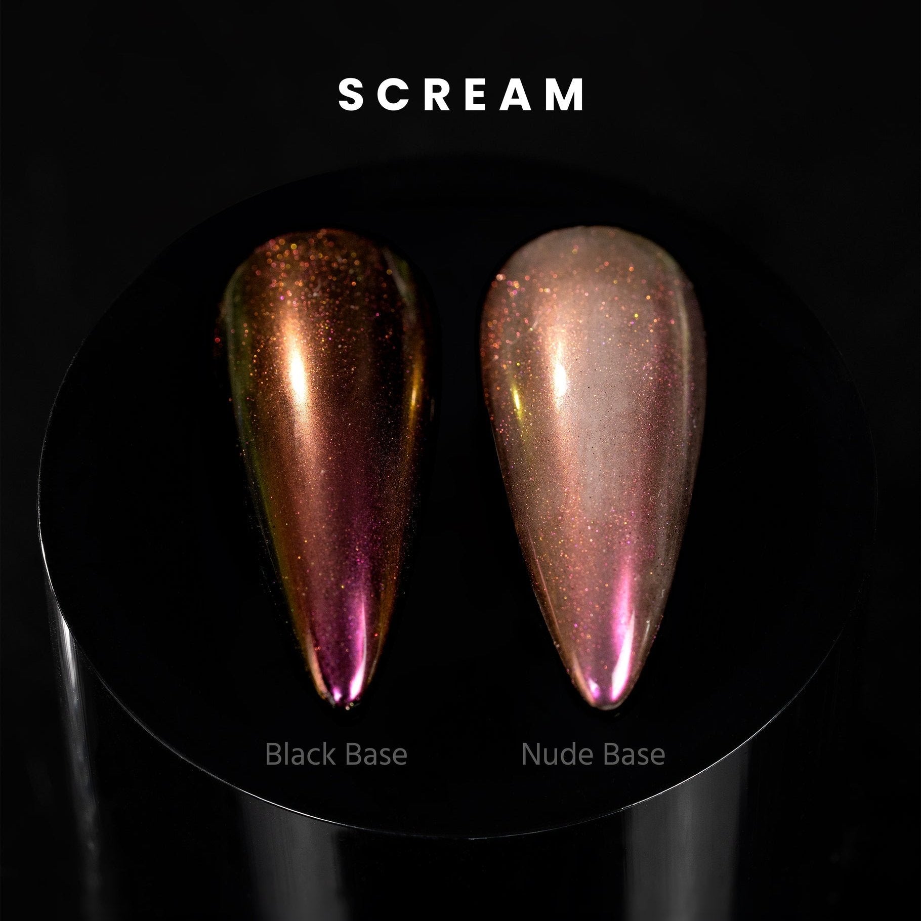 Example 1 of Scream Chrome Powder by V Beauty Pure