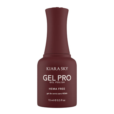 Kiara Sky Gel Pro Polish -  HFG121 Left On Red