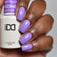 hands wearing DND Duo gel polish 662 kazoo purple