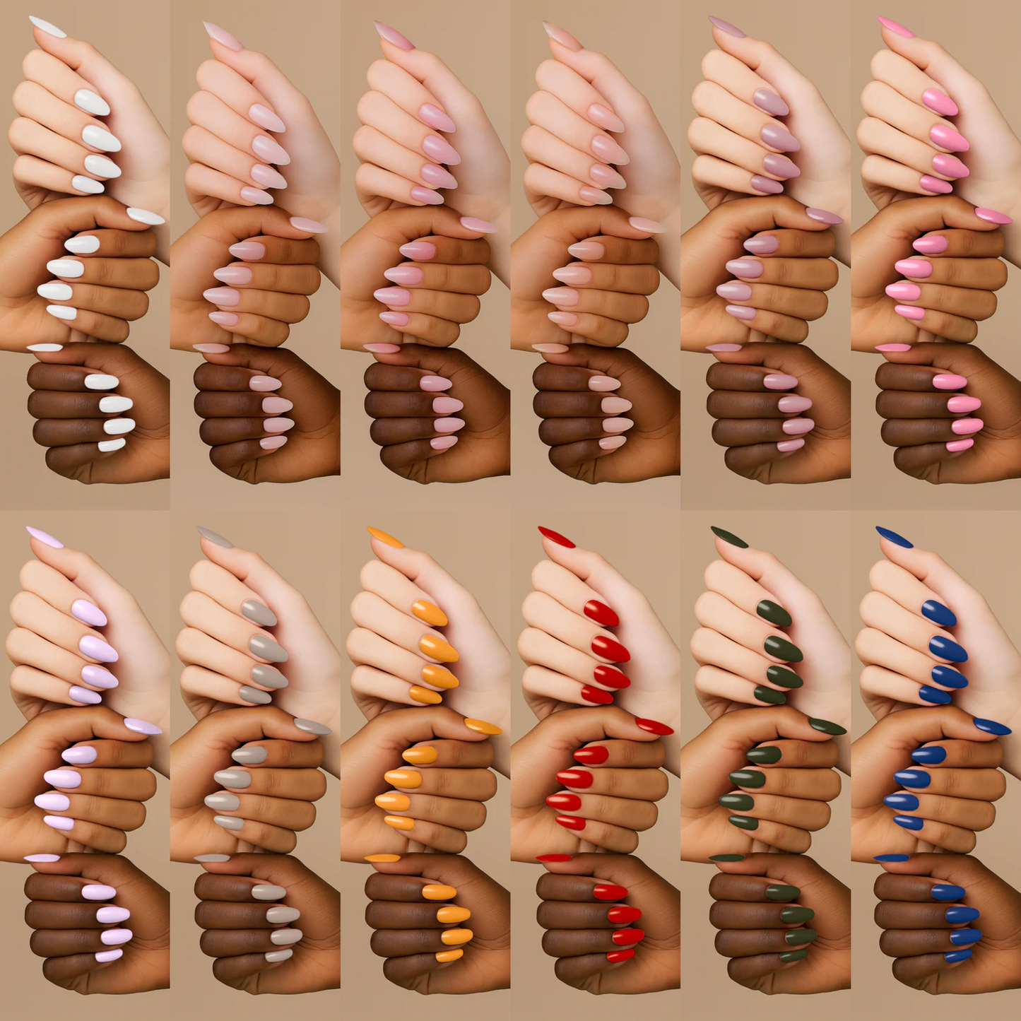 Kiara Sky Color Swatches for The Nail Artist Edit Gel Bundle