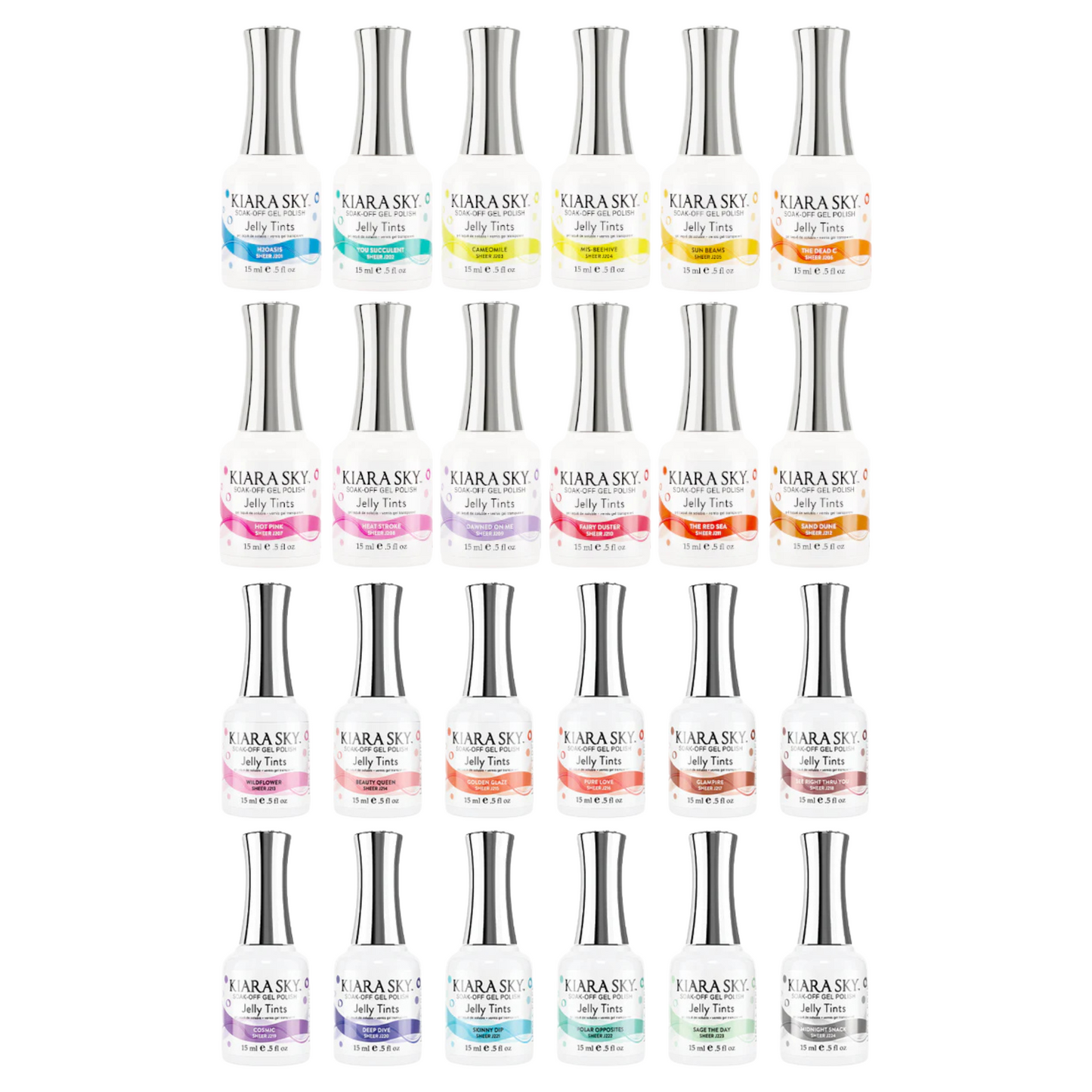 Kiara Sky Jelly Tints Full Collection  - 24 Colors