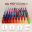 Kiara Sky Gel Pro Volume 2 50 HEMA and TPO-Free bold gel colors with Rubber Base, top coat and swatch book
