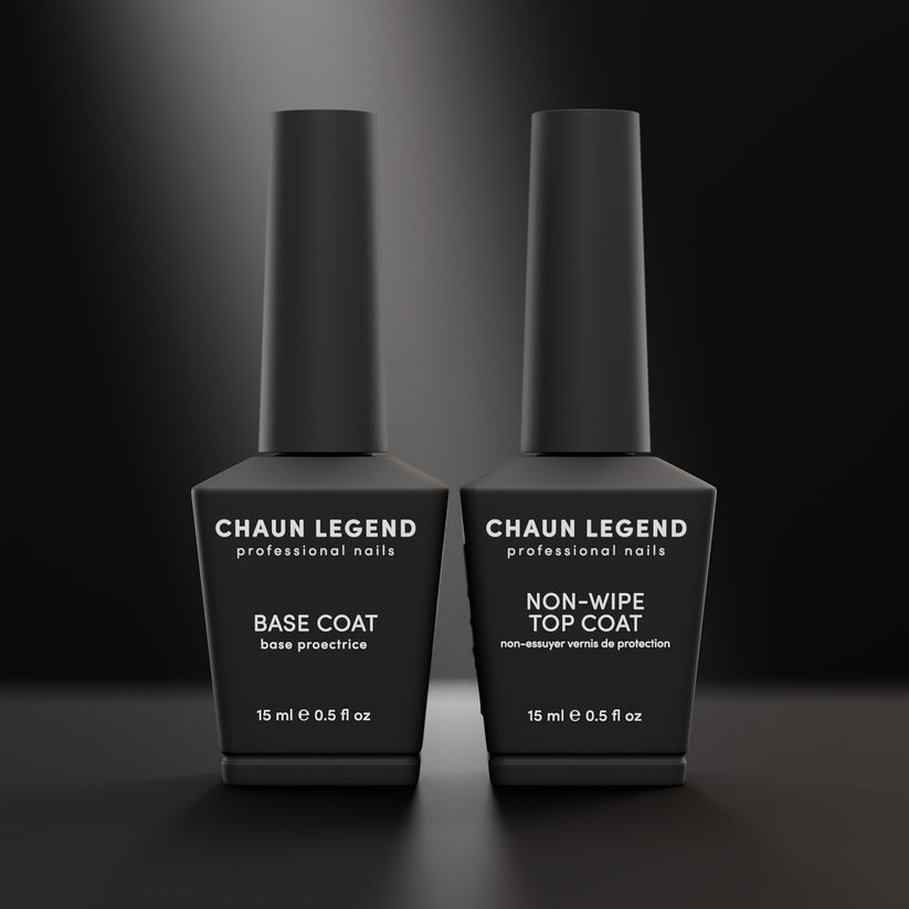 Non-Wipe Top Coat + Base Coat Duo by Chaun Legend