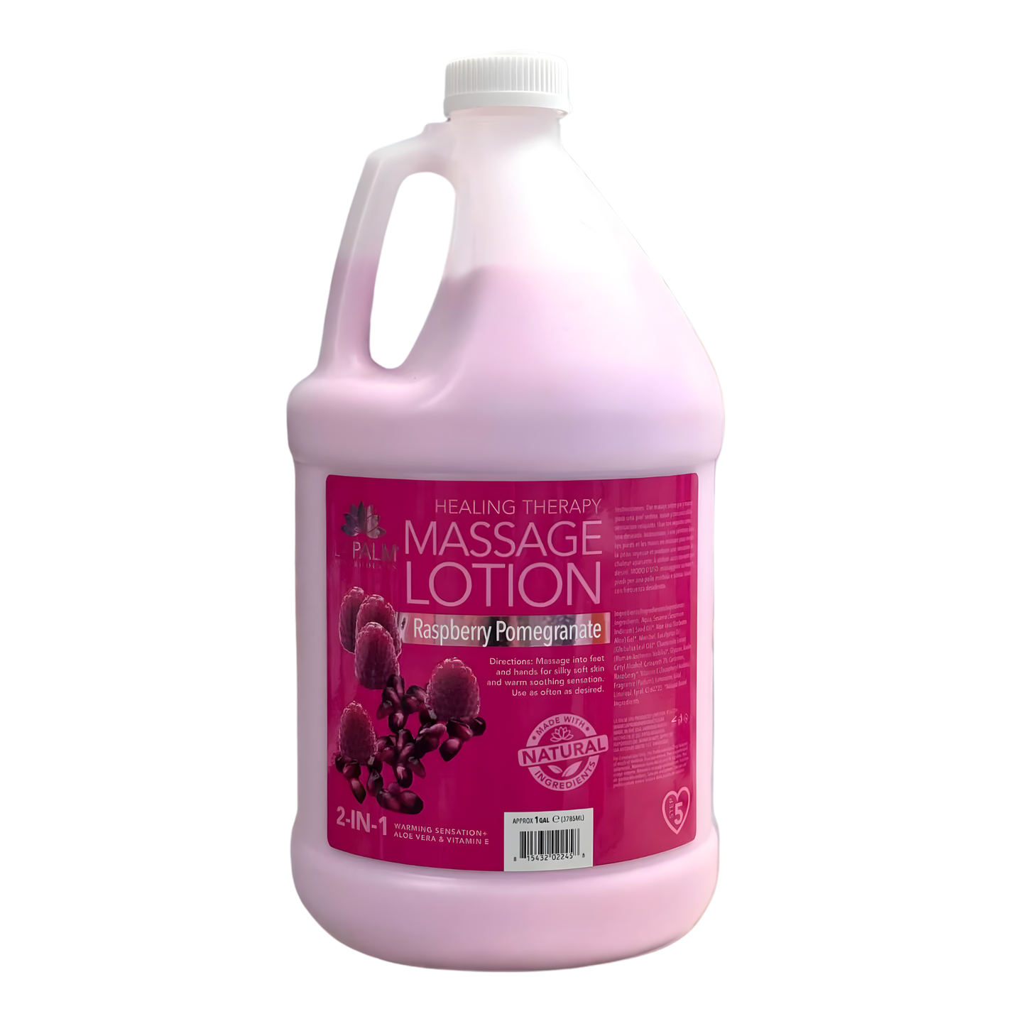 Lapalm Lotion 1 Gallon - Raspberry Pomegranate