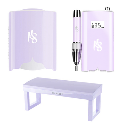 Lavender Beyond Pro Vll Lamp + Drill + Arm Rest Bundle by Kiara Sky