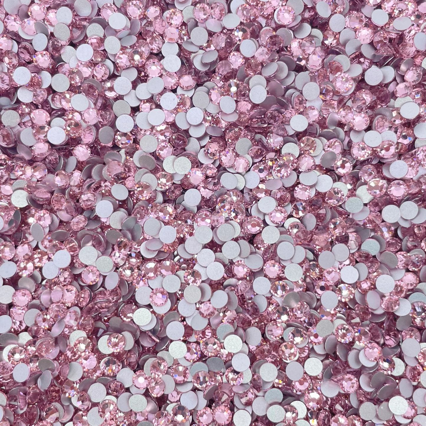 Mixed Crystal Flatback Assorted Pack - Light Rose
