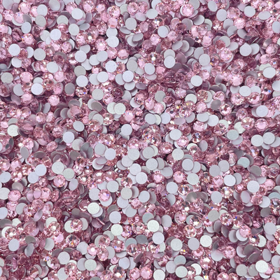 Mixed Crystal Flatback Assorted Pack - Light Rose