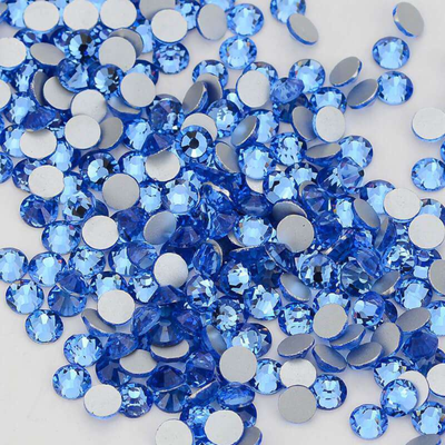 Mixed Crystal Flatback Assorted Pack - Light Sapphire